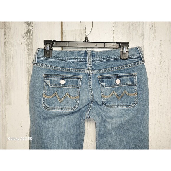 Hollister Jeans Women's Size 5 Blue Bootcut Y2K Stretch - Picture 6 of 7